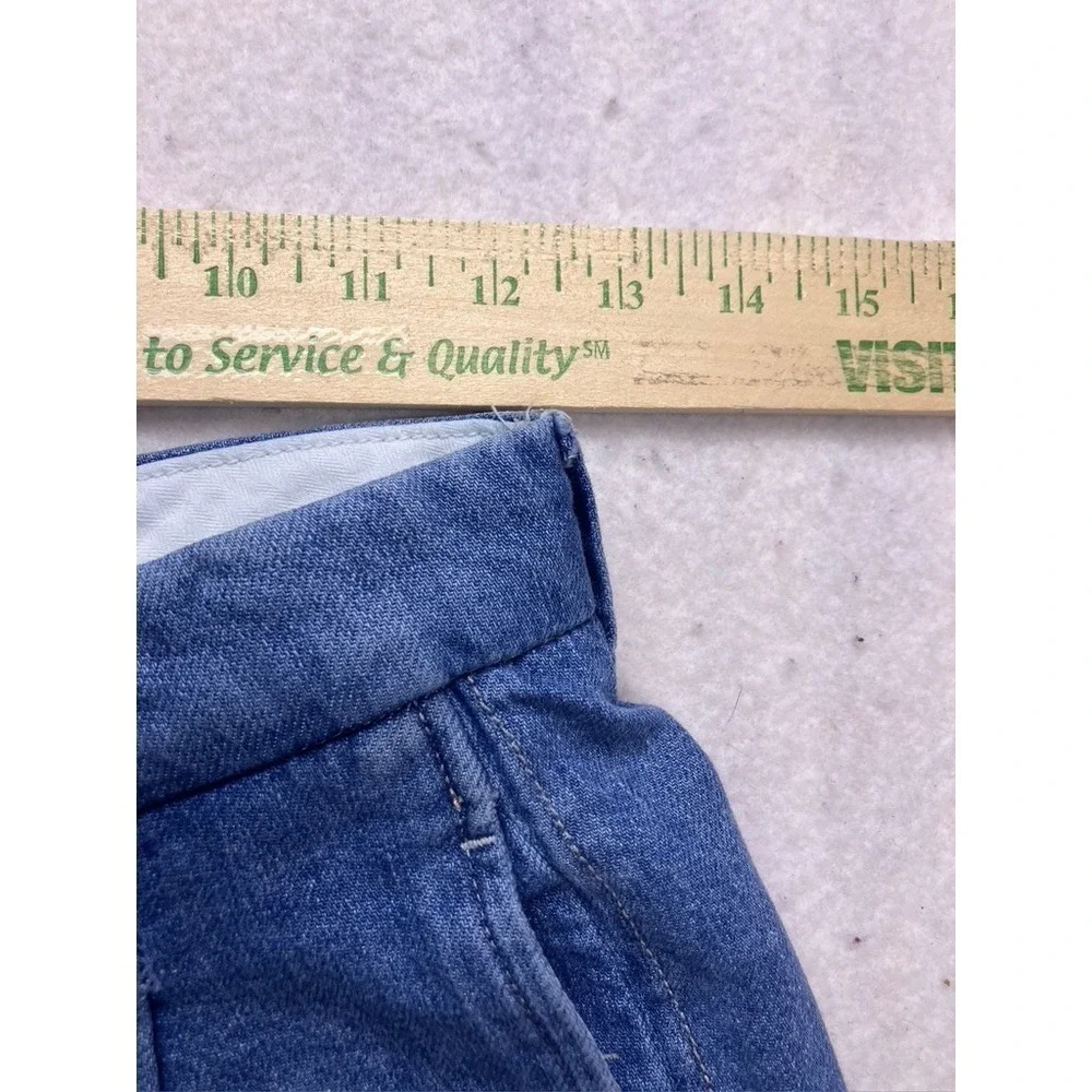 DL1961 Hepburn Pleated Short Women 23 Blue High Rise Bermuda Denim